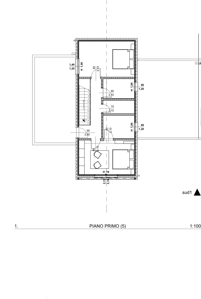 GSPublisherEngine 0.22.100.100  17 x 18 = 3,05 6 7 8 9 10 11 12 13 14 15 16 17 H  1,00 1,20 1,40 90 2,00 H  16 2,16 2,12 H  1,00 1,20 80 H  1,00 1,20 80 2,10 80 80 2,10 70 2,10 80 2,10 80 2,10 sud1 1. PIANO PRIMO (5) 1:100